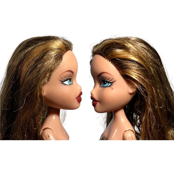 Bratz Yasmin Strut It 2002 First Edition Blue Eyes Deep Red Lips Nude Doll Only - Picture 6 of 12